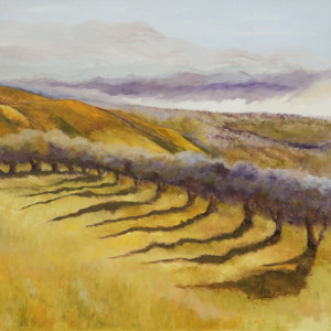 Afterglow, Oil on Canvas, 30 x 30 inches
