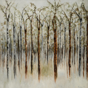 Breath of the Forest Oil & Cold Wax on Canvas 36 x 36 inches State Street Gallery, 401 S. State St., Chicago until September 15, 2016