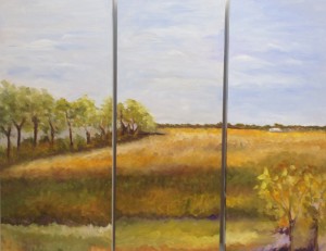 Moment (triptych) Oil on Canvas, 30" x 36"